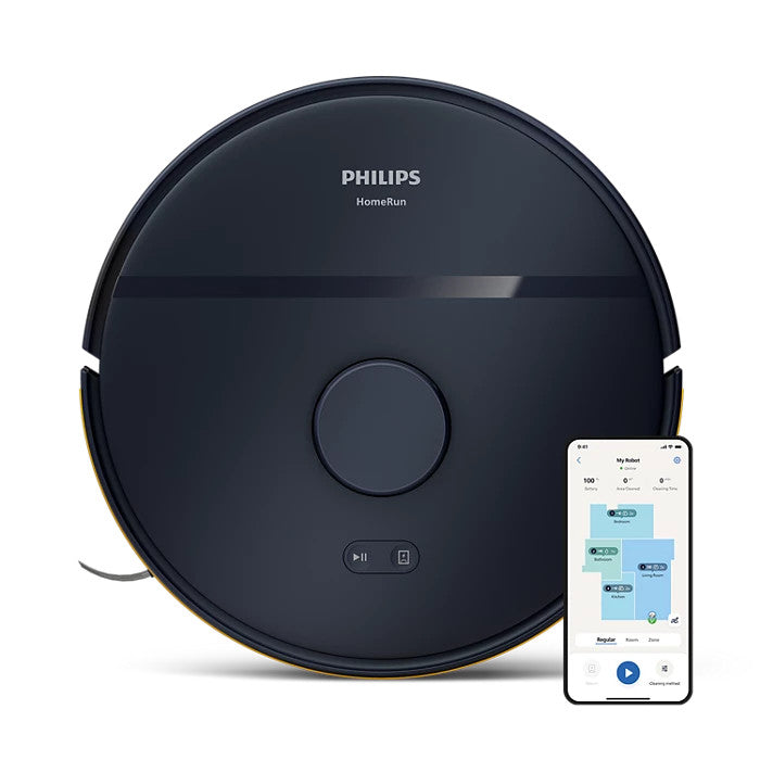Philips 2000 Series Robot Vacuum Mop 2700Pa Smart App Control 130min Battery